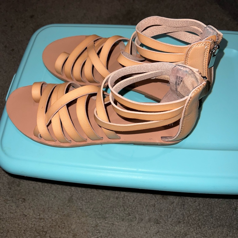 Tan Strappy Sandals